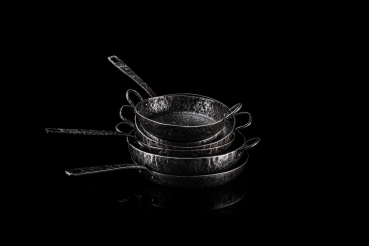 Forged geschmiedete Bratpfanne 20 cm mit Stiel